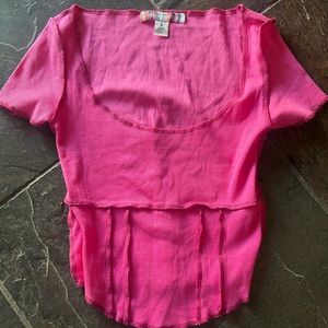 urban outfitters hot pink top